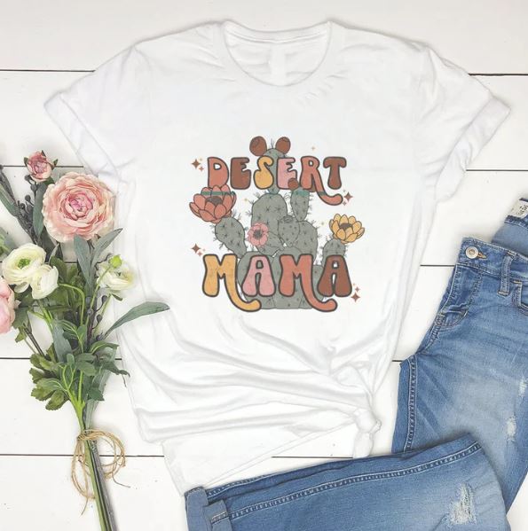 Rockledge Desert Mama Western Graphic T-Shirt ML145