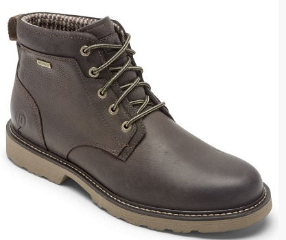 Rockport Dunham Brown Men's Jake Waterproof Plain Toe Boot CH6139
