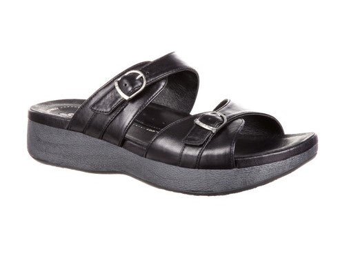 Rocky 4EurSole Black Golden Day Womens Sandals RKH150