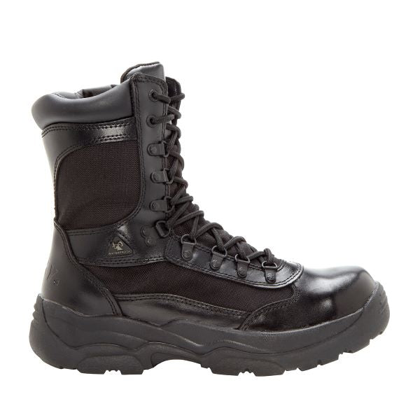 Rocky Black Fort Zipper Waterproof Public Service Boot 2149