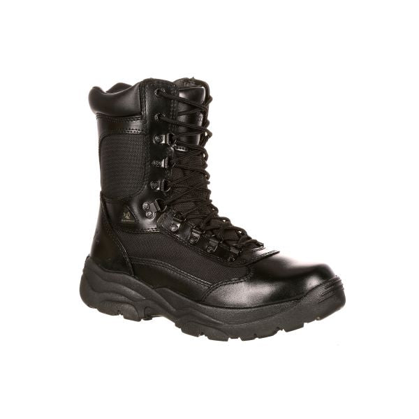 Rocky Black Fort Zipper Waterproof Public Service Boot 2149