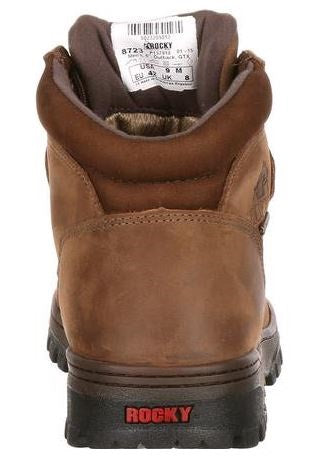 Rocky Brand Light Brown Outback Men's Gore-Tex Waterproof Hiker Boot FQ0008723