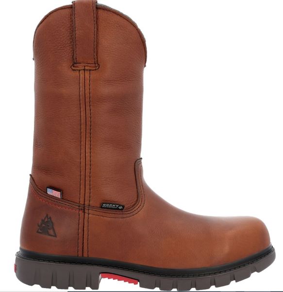 Rocky Brown Worksmart Comp Toe Mens Boots RKK0402