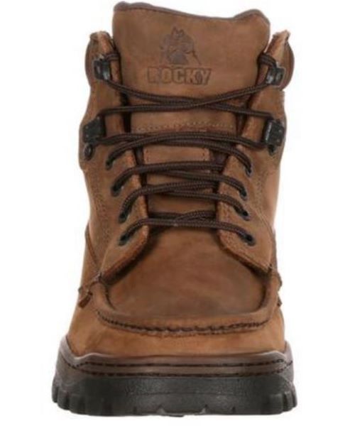 Rocky Light Brown Outback Gore-Tex Waterproof Moc Toe Mens Hiking Boots 8723