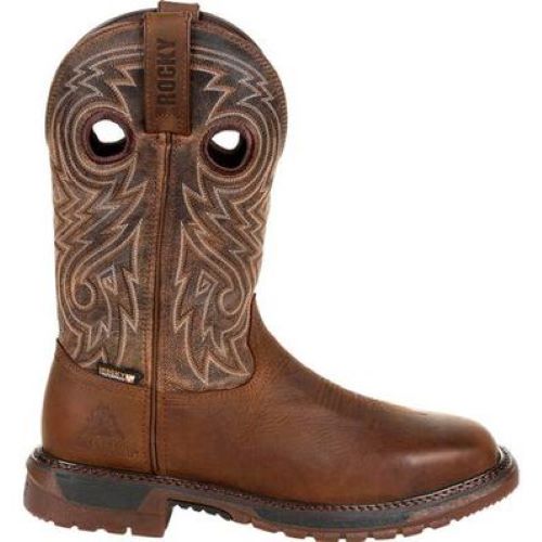 Rocky Original Ride FLX Men's Steel Toe Waterproof Western Boots RKW0304