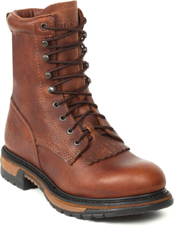 Rocky Original Ride Waterproof Western Lacer Mens Work Boots 2723