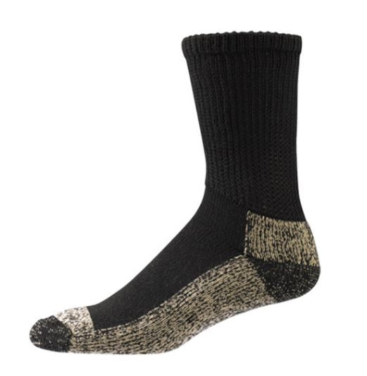 S2000 Black Sole Socks Non-Binding Extra Cushioning Aetrex Socks