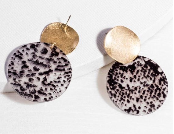 Saachi by In Things Black Jungle Vibes Earrings 618616