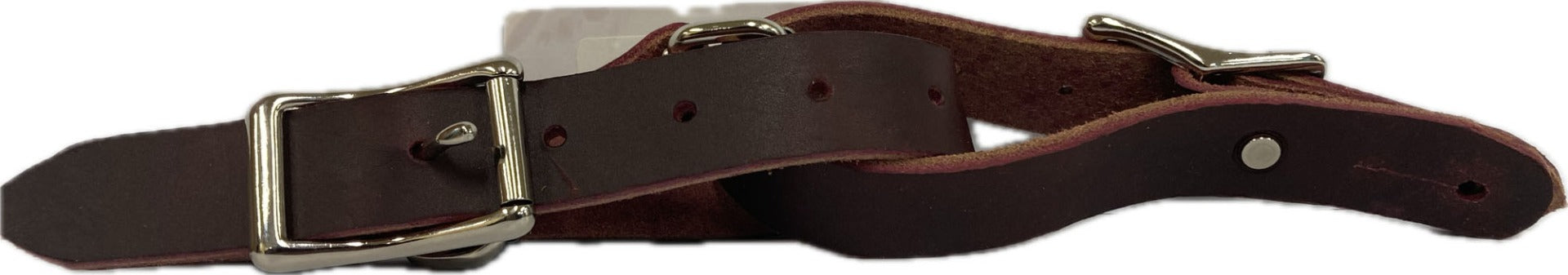 Saddle Barn Brown Rough Stock Latigo Leather Spur Straps 06-14