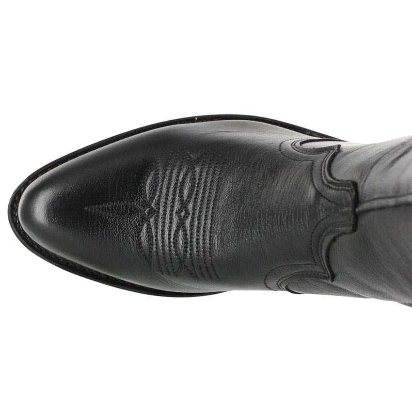 Sage Boots By Abilene 7 Inch Black Mens Western Zip Boots 3151