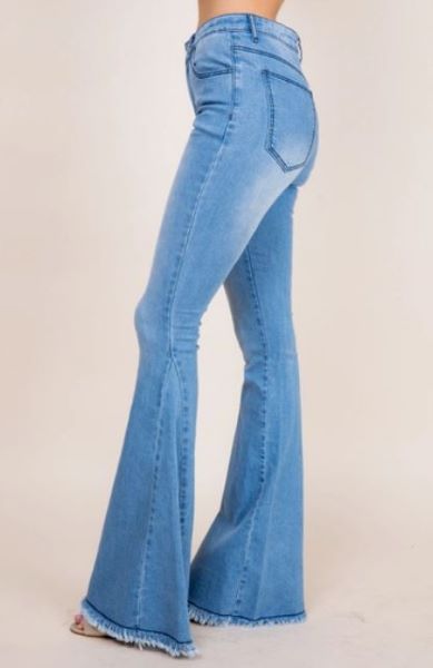 Saints And Hearts Light Blue Womens Denim Jeans In Curvy Sizes SIP6106AP