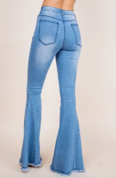 Saints And Hearts Light Blue Womens Denim Jeans In Curvy Sizes SIP6106AP