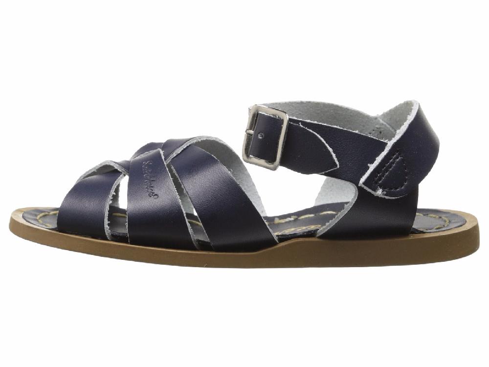 Salt Water 800 The Original Navy Leather Kids Sandal 820