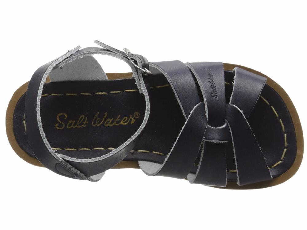 Salt Water 800 The Original Navy Leather Kids Sandal 820