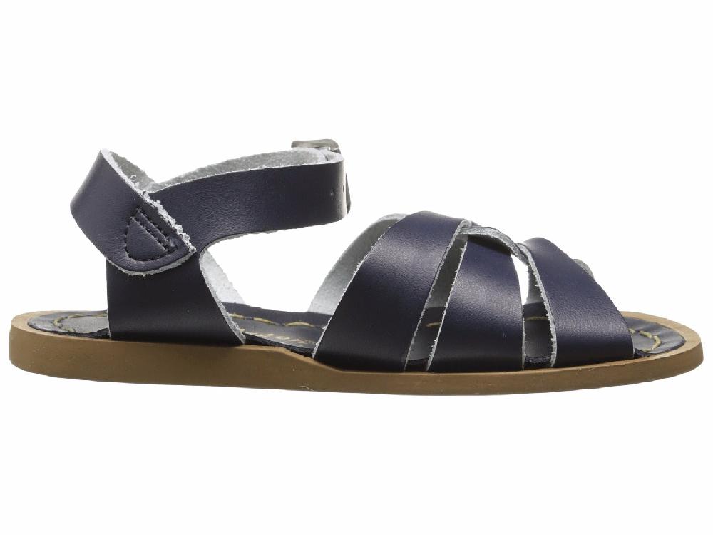 Salt Water 800 The Original Navy Leather Kids Sandal 820
