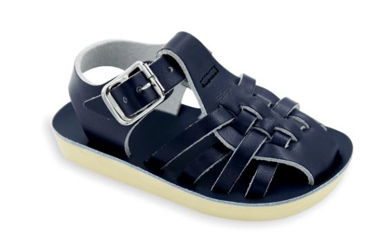 Salt Water by Hoy Navy Sun San Sailor Toddler Shoes 4207