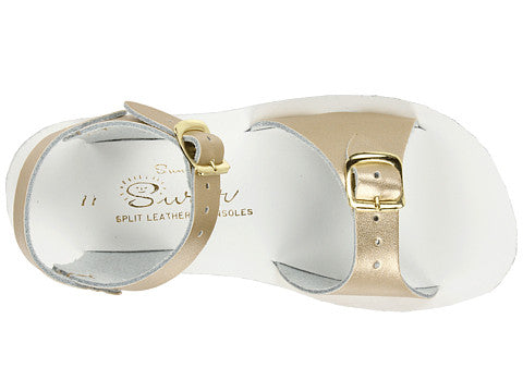 Salt Water Surfer 700 Gold Leather Kids Sandal 1703-GOLD