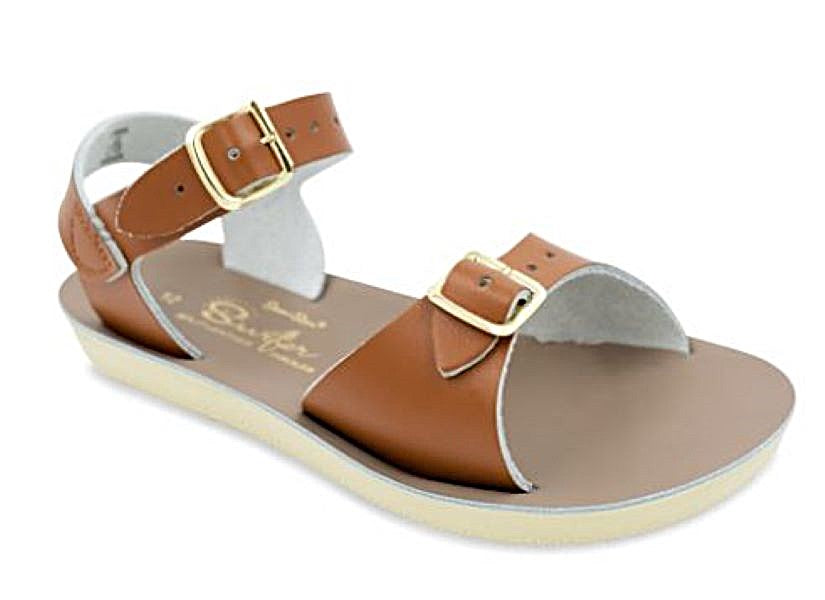 Salt Water Surfer Tan Leather Kids Sandal 1705-TAN