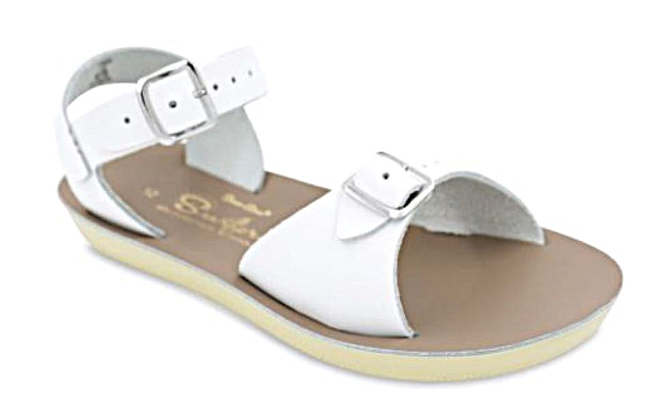 Salt Water White Leather Surfer Kids Sandal 1703-WHITE