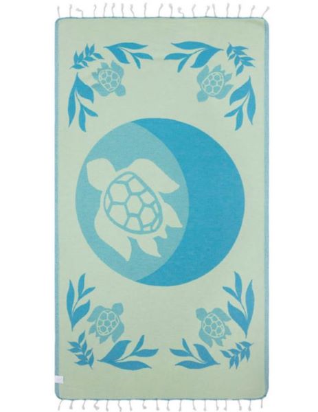 Sand Cloud Aqua Nix 37 X 67 Beach Towel WSF22TOW014AQUR