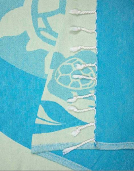 Sand Cloud Aqua Nix 37 X 67 Beach Towel WSF22TOW014AQUR