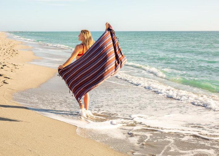 Sand Cloud Candy Stripe Towel WSFTOW133MLTRG