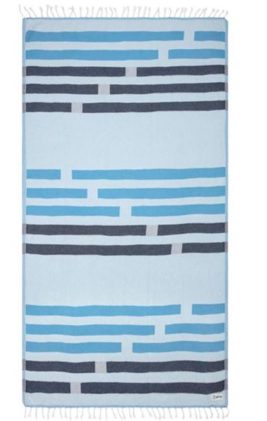 Sand Cloud Dash Stripe Beach Towel WSU23TOW008BLUR