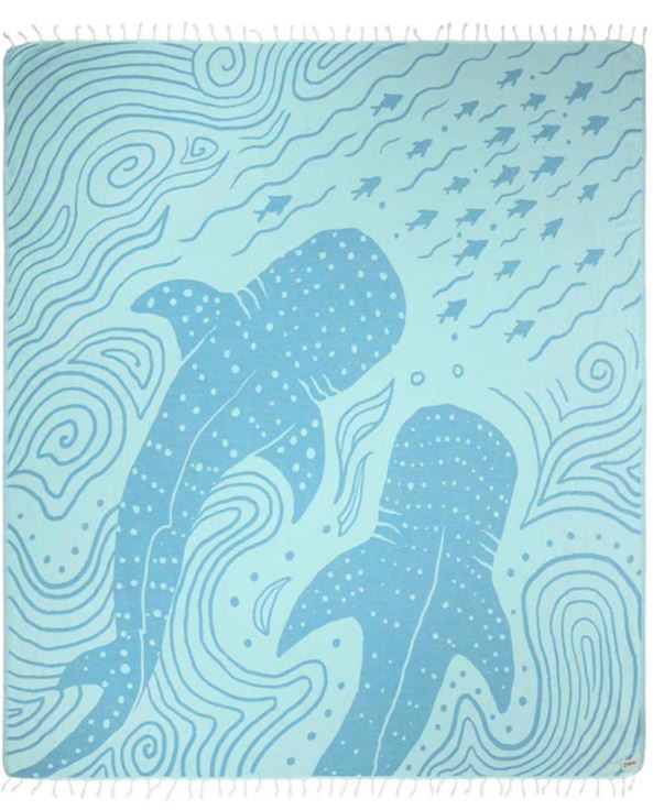 Sand Cloud Jaws Beach XL Beach Towel WSS24TOWO15SEGX