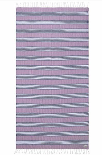 Sand Cloud Lavender Ego Stripe 37 x 67 Beach Towel WSF22TOW003LAVR