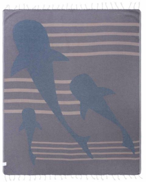 Sand Cloud Multi Color Mako 51 X 67 Inches Large Beach Towel WSF22TOW006MLTL