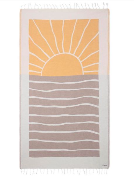 Sand Cloud Natural Earth Beach Towel 36 x 65 inches WS22TOW004NATRG