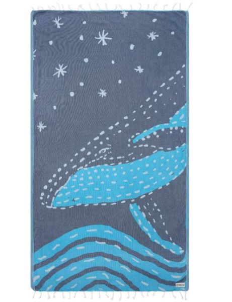 Sand Cloud Navy Maxwell 37 x 67 Beach Towel WSF22TOW033NVYR