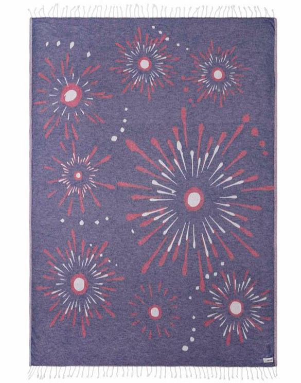 Sand Cloud Navy Starburst Towel WSU21TOW004NVYL