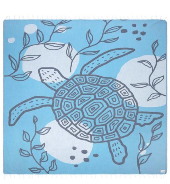 Sand Cloud Pacifica Turtle Beach Towel WSS23TOW016BLUX