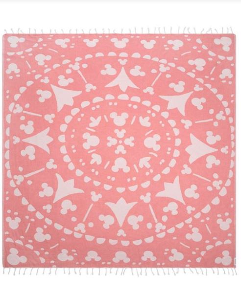 Sand Cloud Pink Mickey Boho Ember XL 72 X 76 Beach Towel DIS22TOW001EMBX