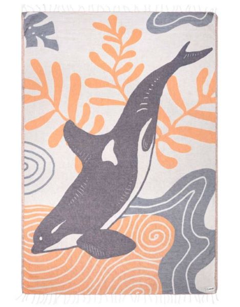 Sand Cloud Risso Large Beach Towel WSS23TOW001ORGL