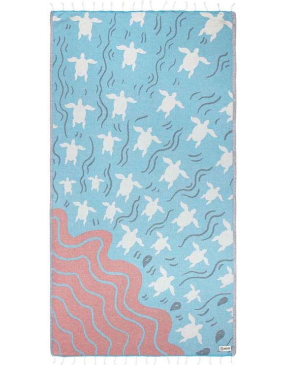 Sand Cloud Ruggles Beach Towel WSS24TOW012AQUR