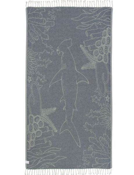 Sand Cloud Sage Hammerhead Reef 38 X 64 Beach Towel WSFTOW139SAGRG