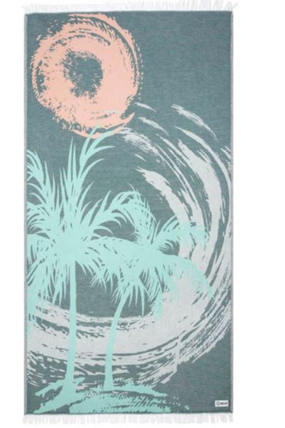Sand Cloud Surfside Double Weave Fringe Beach Towel WSU23TOW002DOCR