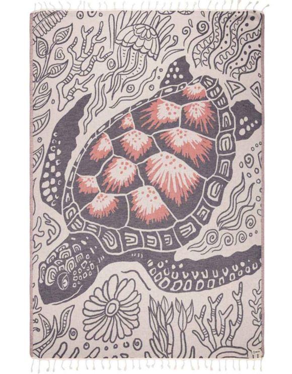 Sand Cloud Taino Turtle Large Beach Towel WSS24TOW0103NATL