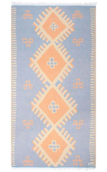 Sand Cloud Taos Double Weave Fringe Beach Towel WSS23TOW011BLUR