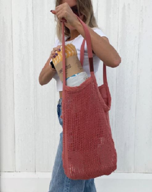 Sand Cloud Terracotta Net Market Bag NBG002TEROS