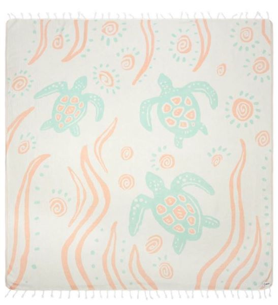 Sand Cloud Turtle Beach X-Large Beach Towel WSU23TOW003NATX