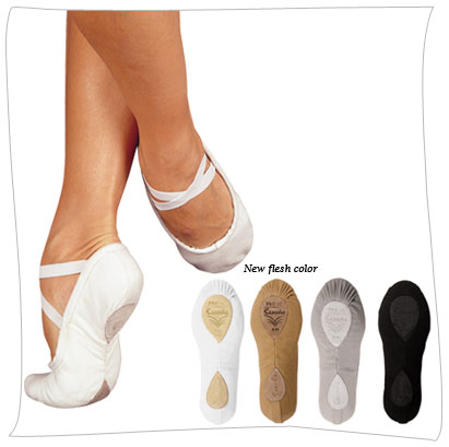 Sansha Canvas Split Sole Adult Soft Ballet Shoes