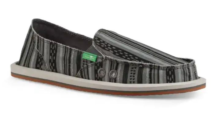Sanuk Black Donna Keys Ranch Womens Sidewalk Surfer Slide On Shoes 1100692