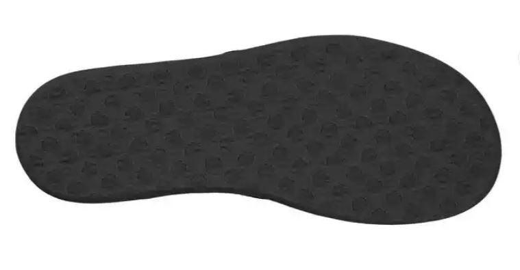 Sanuk Black Yoga Sling Cruz Womens Sidewalk Surfers 1097575