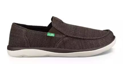 Sanuk Brown Vegasbond Tripper Mesh Mens Sidewalk Surfer Comfort Shoes 1091409