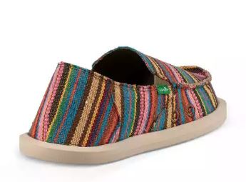 Sanuk Cabaret Kauai Blanket Lil Donna Blanket Slip-On Kids Shoes