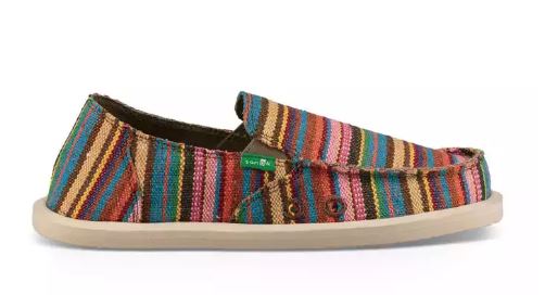 Sanuk Cabaret Kauai Blanket Lil Donna Blanket Slip-On Kids Shoes