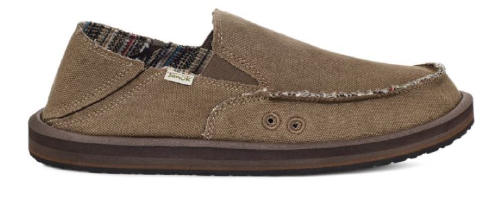 Sanuk Canteen Sidewalk Surfer ST Hemp Men's Slip On Shoes 1117753